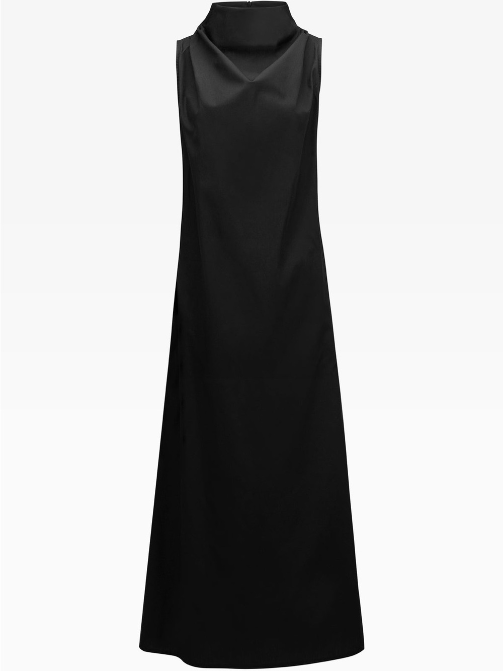Marcella nyc cotton Maxi Dress in black sz Large - Picture 8 of 9
